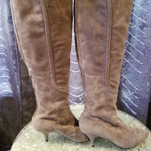 Circa Joan & David Thigh High Suede Boots - Picture 3 of 5
